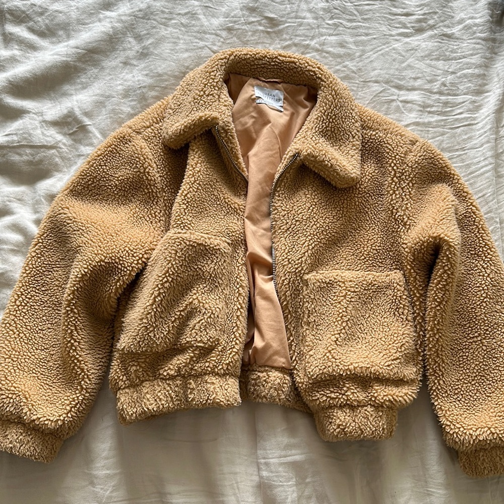 Urban Outfitters Teddy Sherpa Bomber